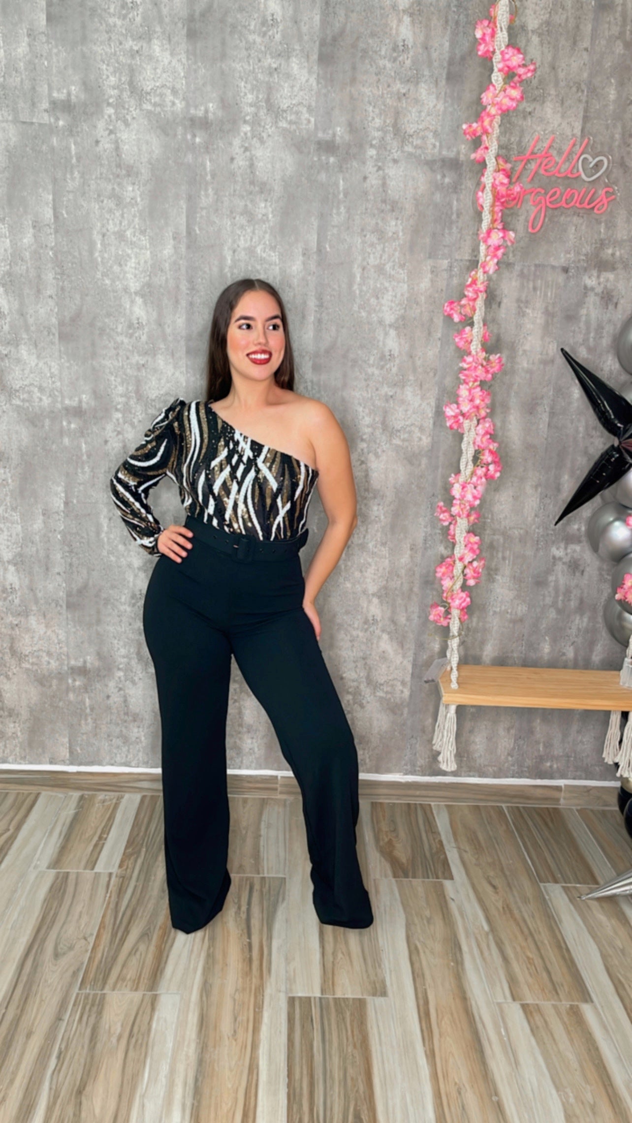 Sequín jumpsuit