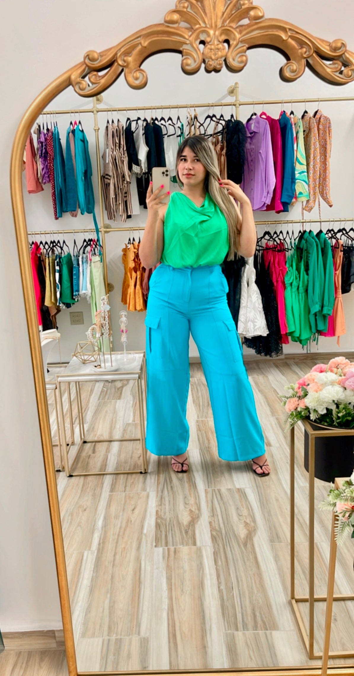Cargo blue pants