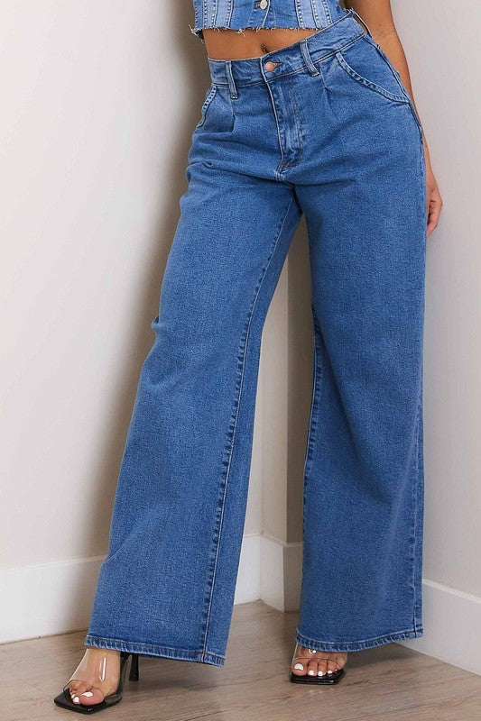 Vibrant Jeans Wide Leg