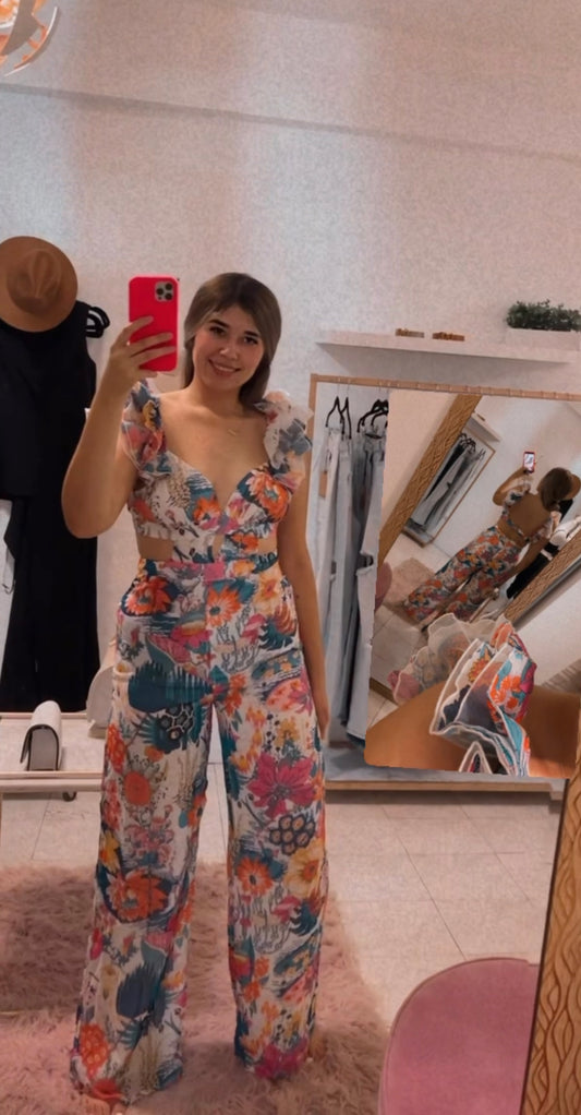 Floral Jumpsuit